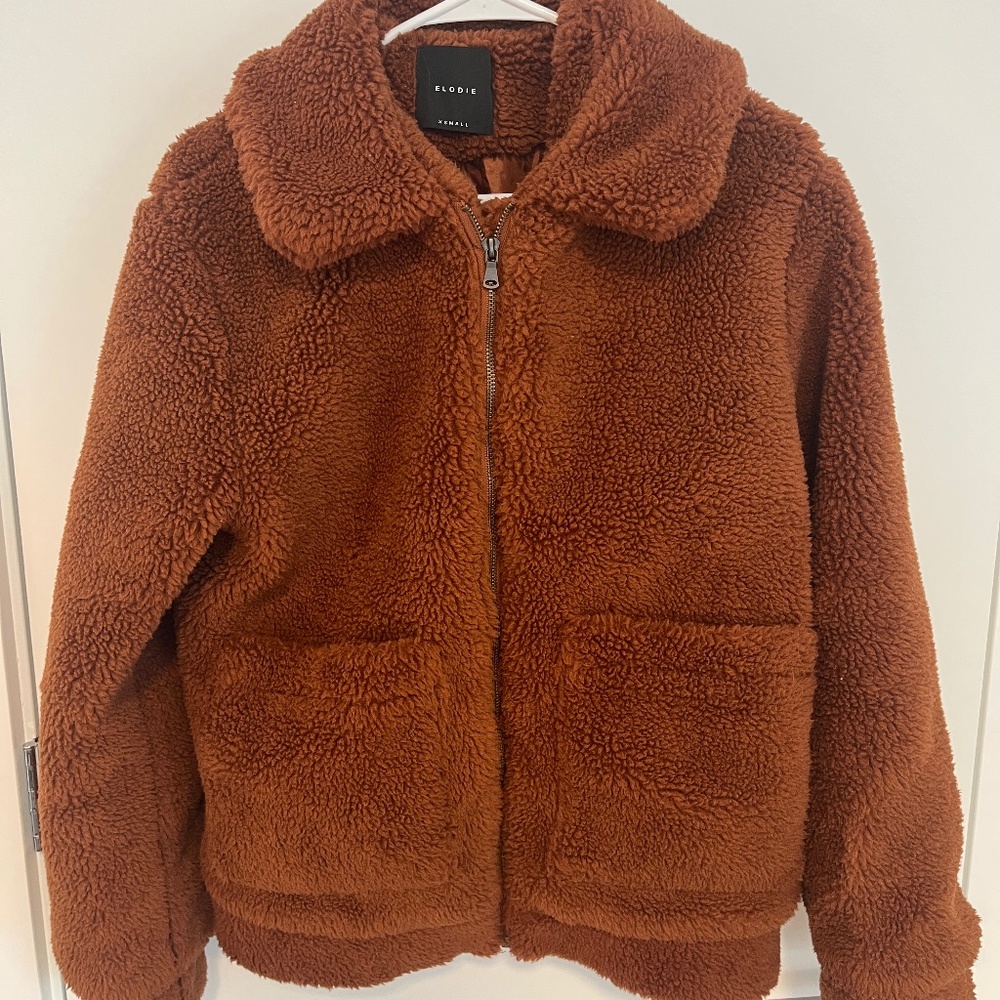Elodie faux fur lined jacket